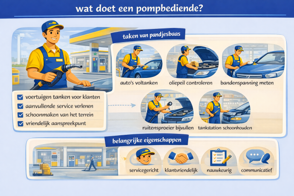 Wat doet een pompbediende